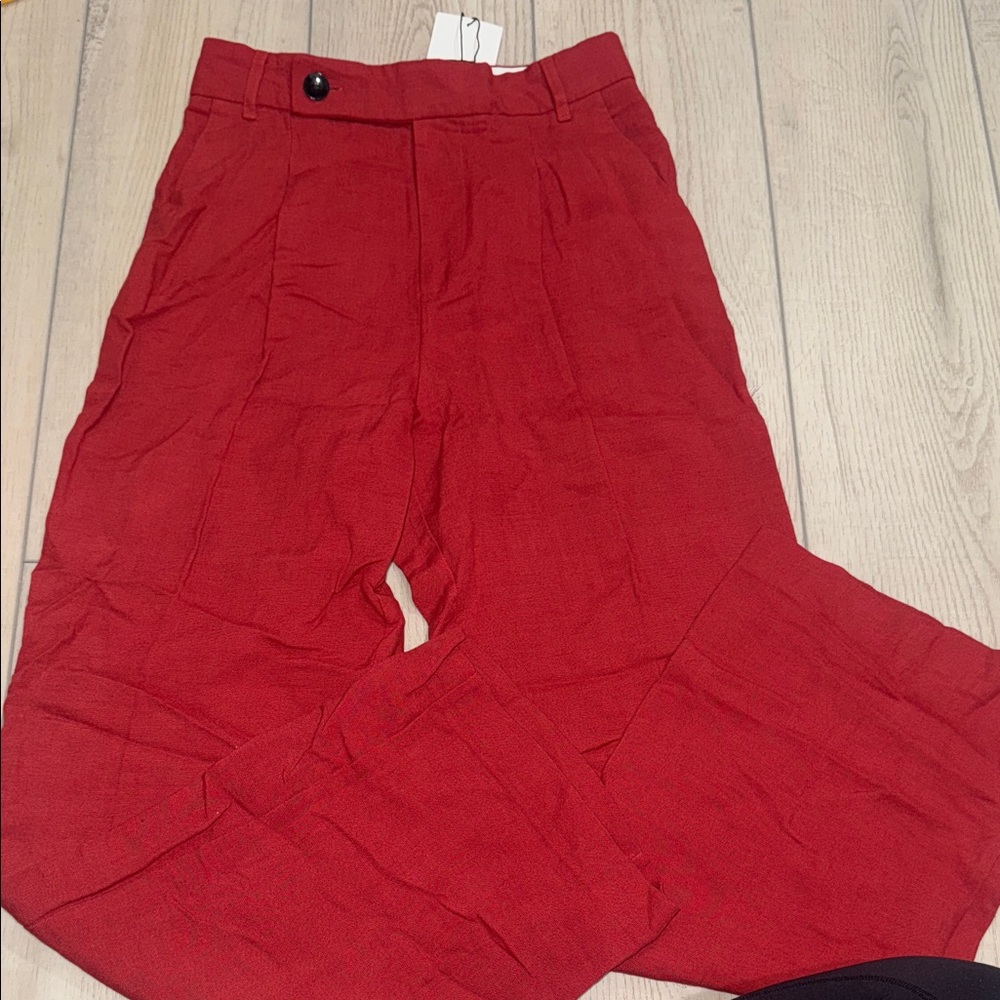 Zara Vibrant Red Chinos